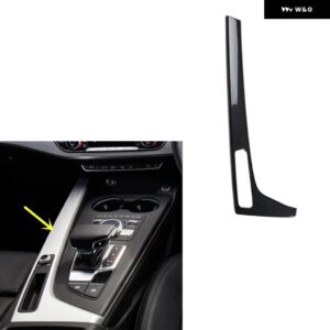 アウディ A4 B9 2017 18 19 20 21 22 23 24 右ハンドル プラスチック カーボン スタイル 装飾 アクセサリー インテリア ステッカー - Side gear
