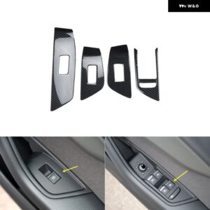 アウディ A4 B9 2017 18 19 20 21 22 23 24 右ハンドル プラスチック カーボン スタイル 装飾 アクセサリー インテリア ステッカー - Windows control pane