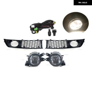 アウディ 1セット A4 B6 2001-2005 LED ハロゲンフロント バンパー フォグランプ フォグランプ カバー グリル と ケーブル 8E0941700 8E0941699 8E0807681 - 1Set Halogen Style