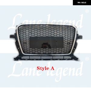 アウディ フロント グリル バンパー マスク ラジエーター グリル ミディアムネット Q5 RSQ5 2013-2017 レーシング グリル 自動 グリル - StyleA No Emblem
