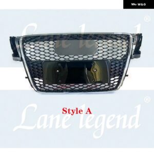 アウディ A5/S5 B8 2008-11 フロント バンパー グリル カーアクセサリー RS5 スタイル レーシング グリル ハニカム吸気 グリル - Style A