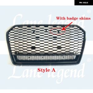 アウディ ウォーフィット A6/S6 2016-2018 ABS 自動車 外装 アクセサリー バンパー グリル 部品 RS6 スタイル - Style A