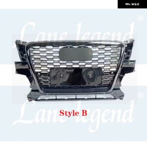 アウディ フロント バンパー グリル グリル RSQ5 Q5 8R 2009-2012 リペア RSQ5 スタイル カーツールアクセサリー ラジエーター グリル スタイリング - StyleB Chrome Emblem