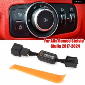 アルファロメオ ステルヴィオ ジュリア 2017-2024 車自動スタート/ストップオフエンジンシステム プラグストップ/スタートモジュールアダプ
