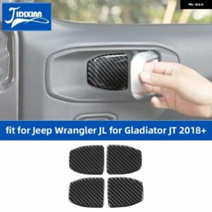 ジープ ドアハンドルボウル 装飾 カバー ラングラー JL グラディエーター JT 2018-24 2025 カスタムパーツ アクセサリー 交換用部品 互換品