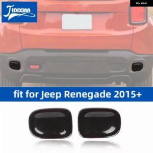 ジープ レネゲード 2015-24 アップリアフォグライト ランプ 装飾 カバー カスタムパーツ アクセサリー 交換用部品 互換品