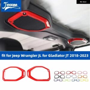 ジープ ラングラー JL グラディエーター JT 2018 209 2020-23 トップルーフスピーカースピーカー 装飾 カバー カスタムパーツ アクセサリー