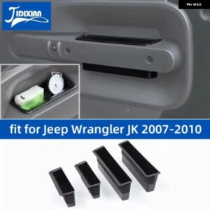 ジープ ラングラー JK 2007 2008 2009 2010 ドアハンドル ボックス オーガナイザー TIDYIN インテリアアクセサリー カスタムパーツ アクセ