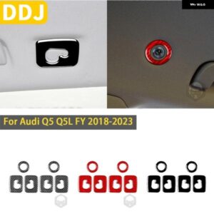 アウディ Q5 Q5L 2018-2023 アクセサリーカーボンインテリア自動車ルーフフックトリム ステッカー 装飾 カスタムパーツ アクセサリー 交換