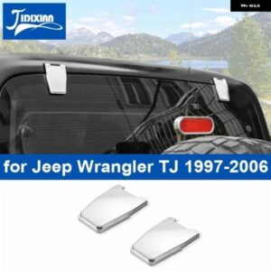 ジープ 車外装リアドアテールゲートガラスヒンジ 装飾 カバー アクセサリー ラングラー TJ 1997-00-2006 カスタムパーツ アクセサリー 交換