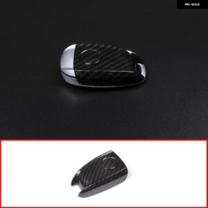 アルファロメオ カーボンスタイル ABS プラスチックキーシェルカバー トリム ジュリアステルヴィオ 2017-20 カーアクセサリー部品 カスタム