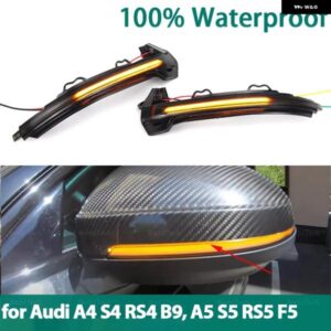 アウディ 2X ダイナミック ウインカー LED ターン シグナル ライト インジケーター サイドミラー ランプ A4 S4 RS4 B9 A5 S5 RS5 F5 2016-2