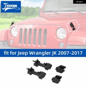 ジープ 車外装エンジンフードラッチキャッチロックアクセサリー ラングラー JK 2007-14-2017 カスタムパーツ アクセサリー 交換用部品 互換