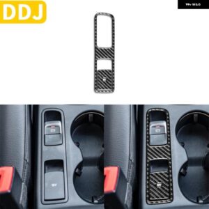 アウディ カーボンインテリア自動電子ハンドブレーキボタントリム ステッカー Q3 2015-2018 装飾 アクセサリー カスタムパーツ アクセサリ