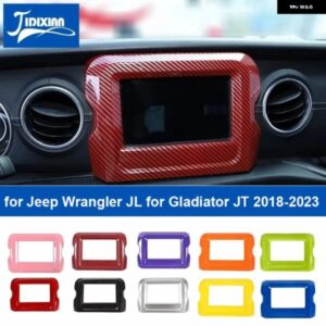 ジープ 7インチ 車 GPS ナビゲーション 装飾 フレーム ラングラーサハラ JL グラディエーター JT 2018-23 カスタムパーツ アクセサリー 交