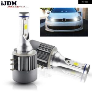 アウディ 車 H15 LED 電球ヘッドライト 24ワット 2000LM ワイヤレスヘッドライト ランプ 12V 変換ドライビングライト 6500K ホワイト VW BM