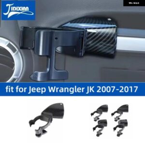 ジープ ラングラー JK 2007-17 車ドリンクウォーターカップ携帯電話ホルダー カスタムパーツ アクセサリー 交換用部品 互換品
