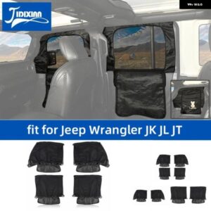 ジープ 窓サンシェードカバー 袋 ラングラー JK JL グラディエーター JT 2007-2018-24 カスタムパーツ アクセサリー 交換用部品 互換品