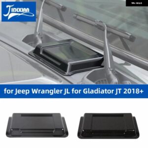 ジープ エンジンフードエアインレットベント 装飾 カバー ラングラー JL グラディエーター JT 2018-24 アップ カスタムパーツ アクセサリー