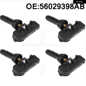 ジープ 4個 TPMS タイヤエア圧モニターシステム 433 MHZ TPMS タイヤエア圧センサー フィアット 500 2013-17 カスタムパーツ アクセサリー
