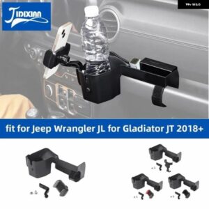 ジープ ラングラー JL グラディエーター JT 2018-23 副パイロットハンドル ボックス 電話ホルダー カスタムパーツ アクセサリー 交換用部品