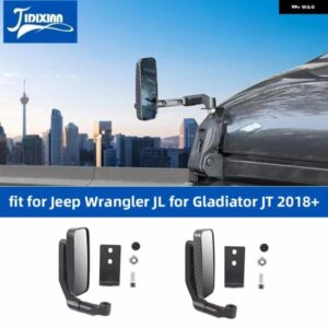 ジープ ラングラー JL グラディエーター JT 2018 アップエンジンフードラッチキャッチ死角バックミラー 補助ミラー カスタムパーツ アクセ