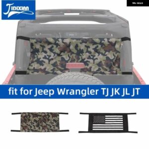 ジープ ルーフレスト ネットハンモックネットワークカーゴネット ラングラー TJ 1997-2006 ラングラー JK JL JT 2007 アップアクセサリー
