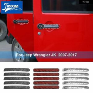 ジープ 車外装テールドアハンドル 装飾 カバー アクセサリー ラングラー JK 2007/11/01-2017 カスタムパーツ アクセサリー 交換用部品 互換