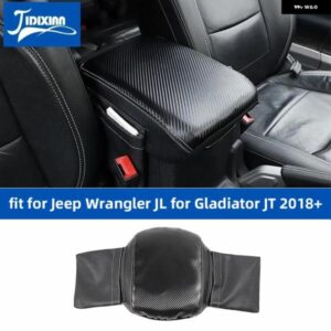 ジープ アームレスト ボックス カバー と 袋 ラングラー JL グラディエーター JT 2018-24 2025 カスタムパーツ アクセサリー 交換用部品 互