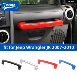 ジープ ラングラー JK 2007 2008 2009 2010 ABS 車内副パイロットハンドル 装飾 カバー アクセサリー カスタムパーツ アクセサリー 交換用