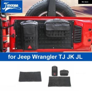 ジープ 車内テールゲートツール 袋カーゴオーガナイザーバッグサドルバッグ ラングラー TJ JK JL 1997 アップ カスタムパーツ アクセサリー