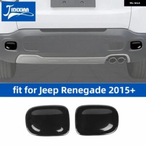 ジープ リアフォグライト ランプ 装飾 カバー レネゲード 2015-24 アップ カスタムパーツ アクセサリー 交換用部品 互換品