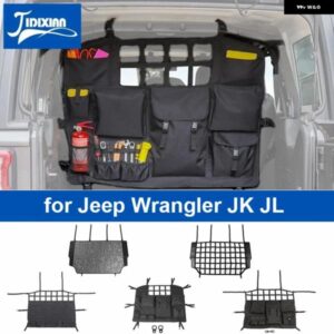 ジープ 収納 片付けトランクペット隔離ネット 収納 袋 ラングラー JK JL 2007 インテリア アクセサリー カスタムパーツ アクセサリー 交換