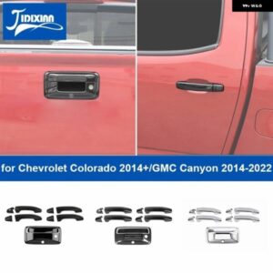シボレー リアテールドアハンドルシェル装飾カバー コロラド 2014-16 アップ GMC キャニオン 2014-2022 カスタムパーツ アクセ