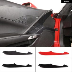 シボレー 2014-2019 コルベット C7 Z06 ABS カーボンカースタイリングメインドライバーのインナードアパネル カバー ステッカー