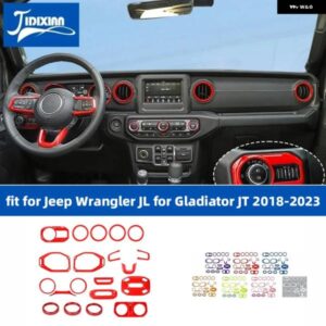 ジープ 20個 車室内装飾キットエアアウトカバー ラングラー JL グラディエーター JT 2018-23 カスタムパーツ アクセサリー 交換用部品 互換