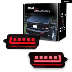 ジープ 2005-2010 グランドチェロキー フル LED バンパー リフレクターライト テールブレーキ リアフォグランプ ウィンカーライト 機能 カ