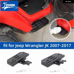 ジープ フロントリアドアステップフットレスト ペダル ラングラー JK 2007-17 カスタムパーツ アクセサリー 交換用部品 互換品