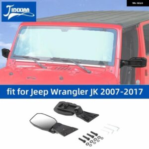 ジープ ラングラー JK 2007-2017 A ピラーバックミラー ブラインドスポットミラー リバースミラー 外装 アクセサリー カスタムパーツ アク