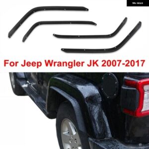 ジープ ラングラー JK 2007-2017 J401 フロントリア マッドガード フェンダーフレア延長車スプラッシュプロテクターガードマッドフラップ