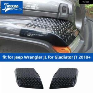 ジープ ラングラー JL グラディエーター JT 2018-24 前輪アイブロウラップアングルガード装飾カバー カスタムパーツ アクセサリー 交換用部