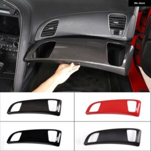 シボレー 2014-19 コルベット C7 Z06 ABS カーボンカースタイリングコドライバーエアアウトレットフレームステッカー カーインテリア