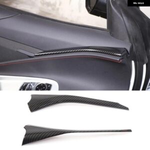 シボレー コルベット C8 Z51 Z06 2020-2023 ABS カーボンスタイルインテリア ウィンドウ ドアパネル トリム カバー インナ