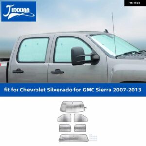 シボレー シルバラード GMC シエラ 2007-13 フロントガラス 窓サンシェードカバー カスタムパーツ アクセサリー 交換用部品 互換品