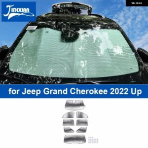 ジープ フロントリア フロントガラス ウィンドウ サンシェードカバー サンバイザーカバー グランドチェロキー 2022 2023 2024 アップ カス