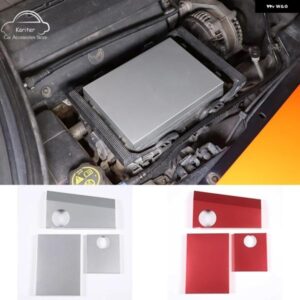 シボレー 合金エンジン コンパートメント不凍液ヒューズボックスカバー アクセサリー コルベット C7 2014-2019 カスタムパーツ アクセサ