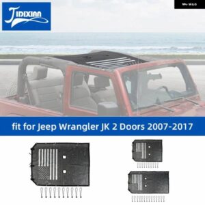 ジープ ラングラー JK 2 ドア 2007-2017 トップルーフサンシェードカバー UV サンシェードネット断熱メッシュ カスタムパーツ アクセサリー