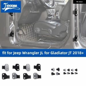 ジープ ラングラー JL グラディエーター JT 2018-24 2025 ドアヒンジ交換アクセサリー カスタムパーツ アクセサリー 交換用部品 互換品