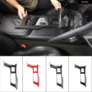シボレー 2014-19 コルベット C7 Z06 ABS カーボンカースタイリング中央制御カップホルダーパネル フレームステッカー カーパーツ