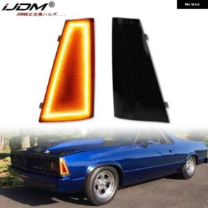 シボレー 車 LED フロントサイドマーカーコーナーライト 1980-1981 マリブエルカミノアンバーウィンカーライト /ドライビングライト カ